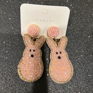 Blush pink beaded peeps 🐥